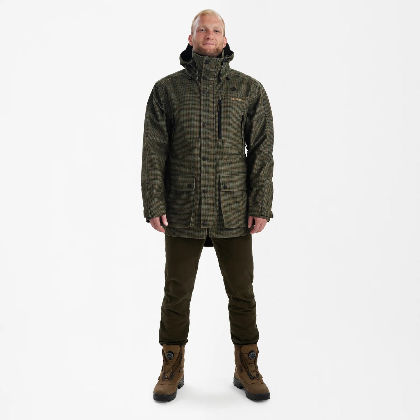 PRO Gamekeeper Jacka - Turf - modell framifrån