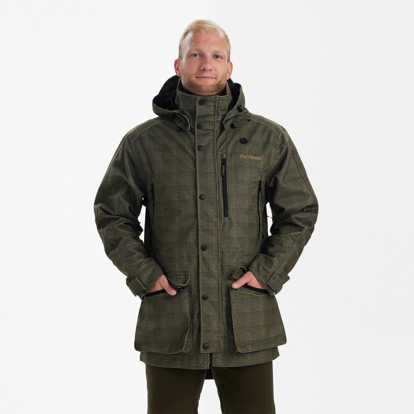 PRO Gamekeeper Jacka - Turf - modell framifrån