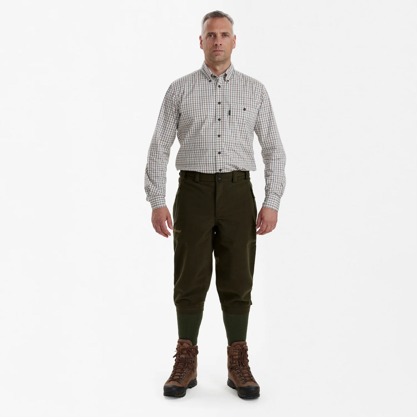 Pro Gamekeeper Knickers - Peat - modell framifrån