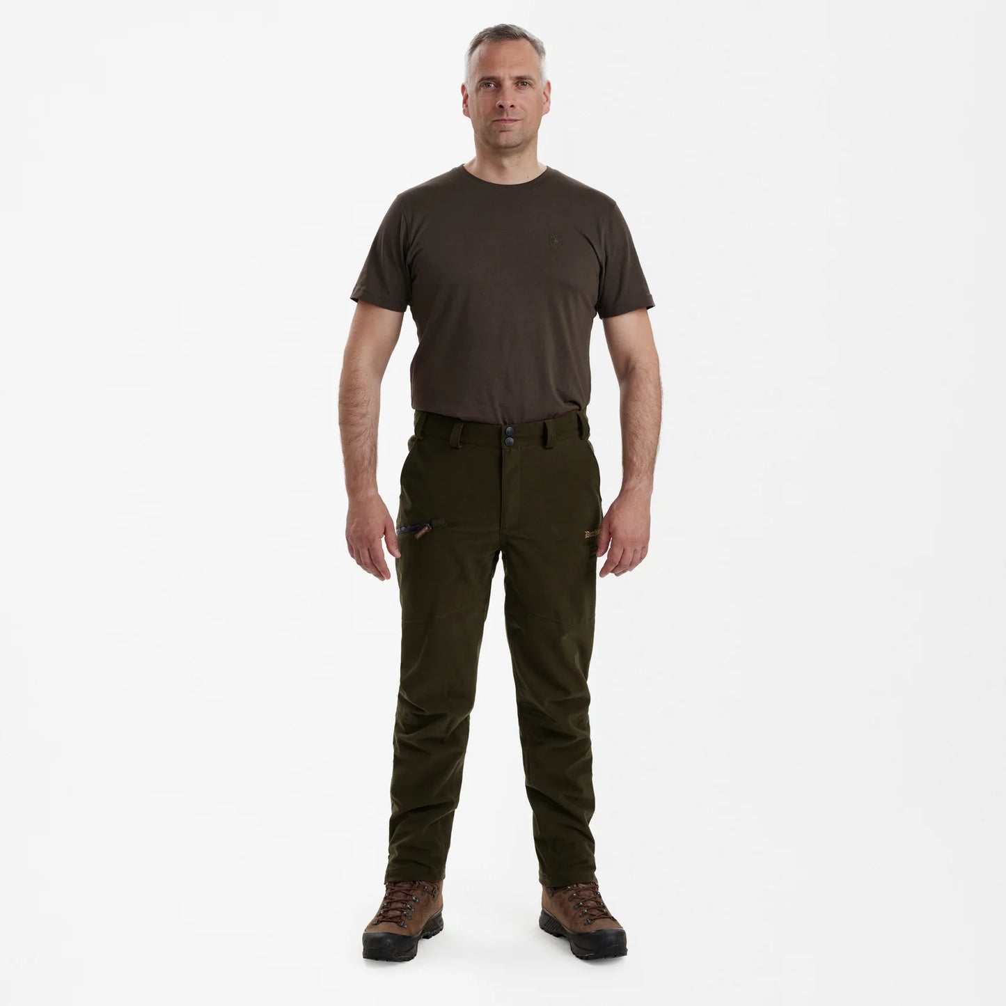 Pro Gamekeeper Stövelbyxa - Peat - modell framifrån