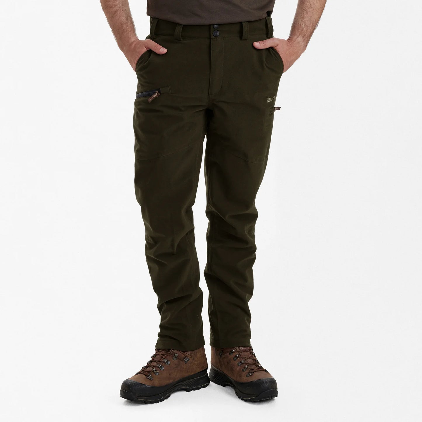 Pro Gamekeeper Stövelbyxa - Peat - modell framifrån