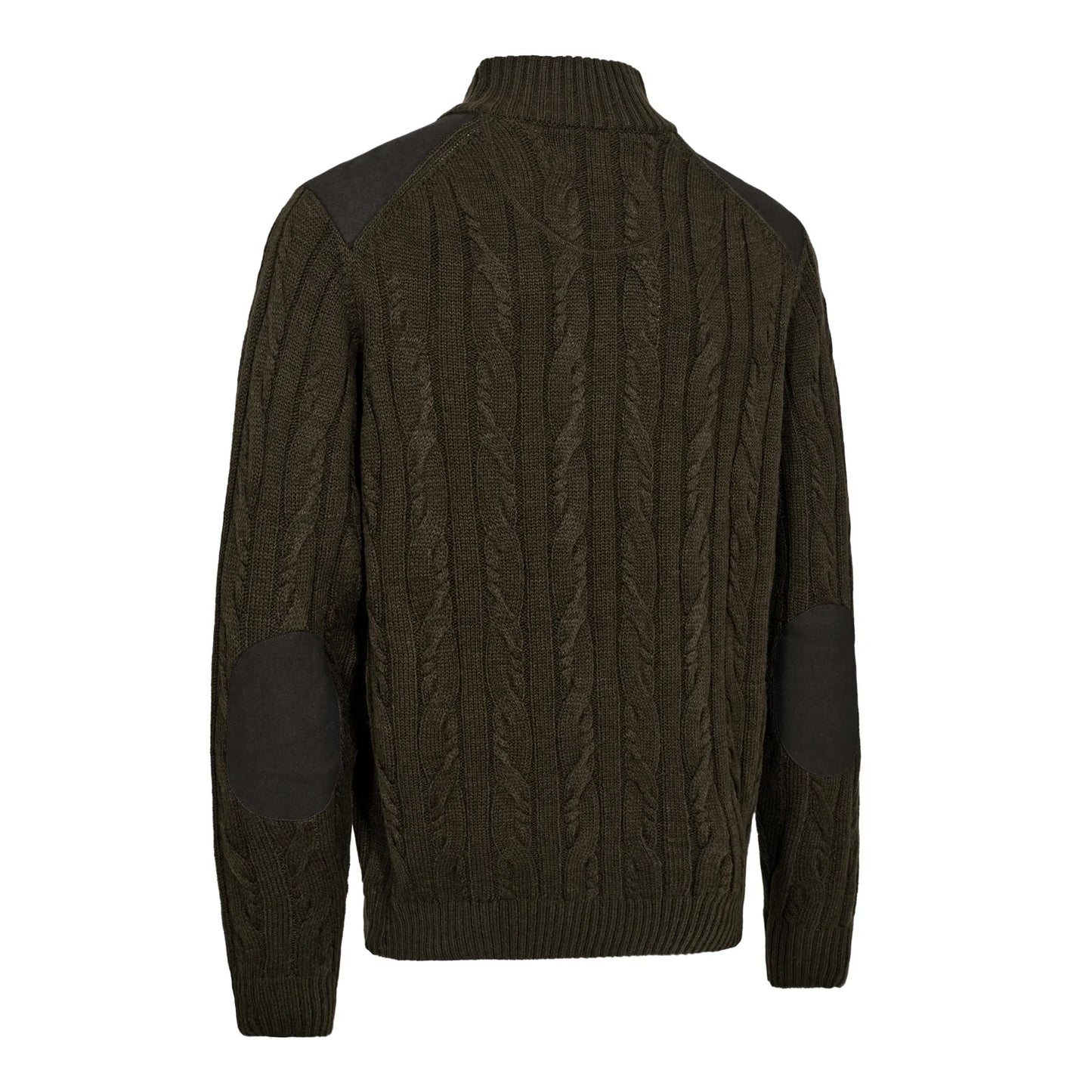 Randall ½-zip Stickad Tröja - Art Green - bakifrån