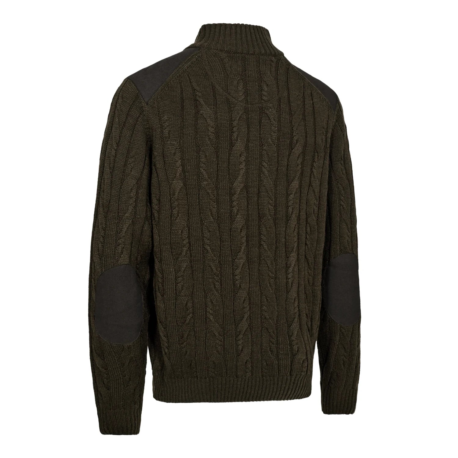 Randall ½-zip Stickad Tröja - Art Green - bakifrån