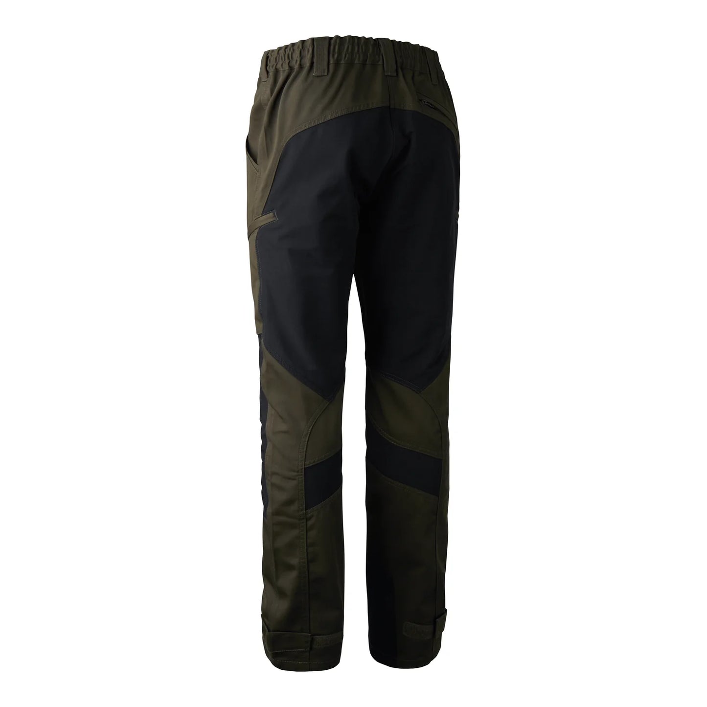 Rogaland stretchbyxor med kontrast - Adventure Green - bakifrån