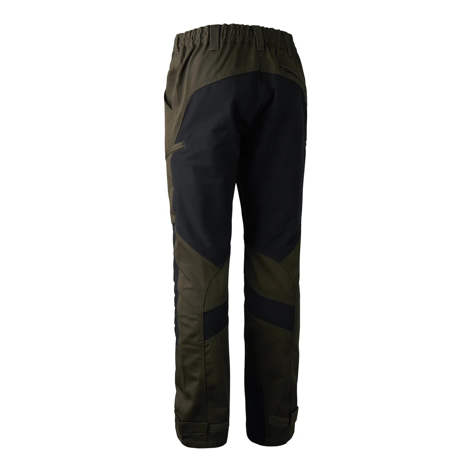 Rogaland stretchbyxor med kontrast - Adventure Green - bakifrån