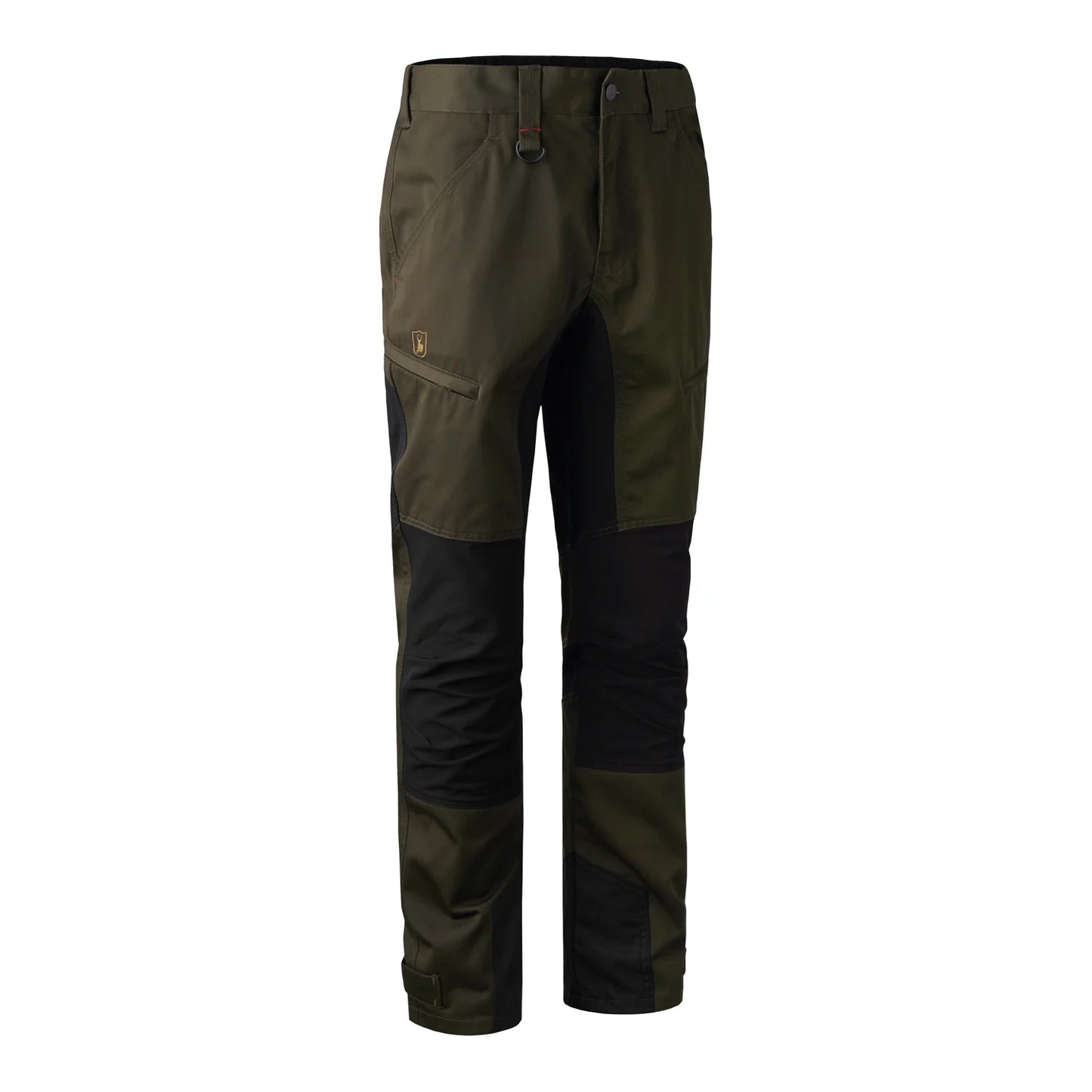 Rogaland stretchbyxor med kontrast - Adventure Green - framifrån