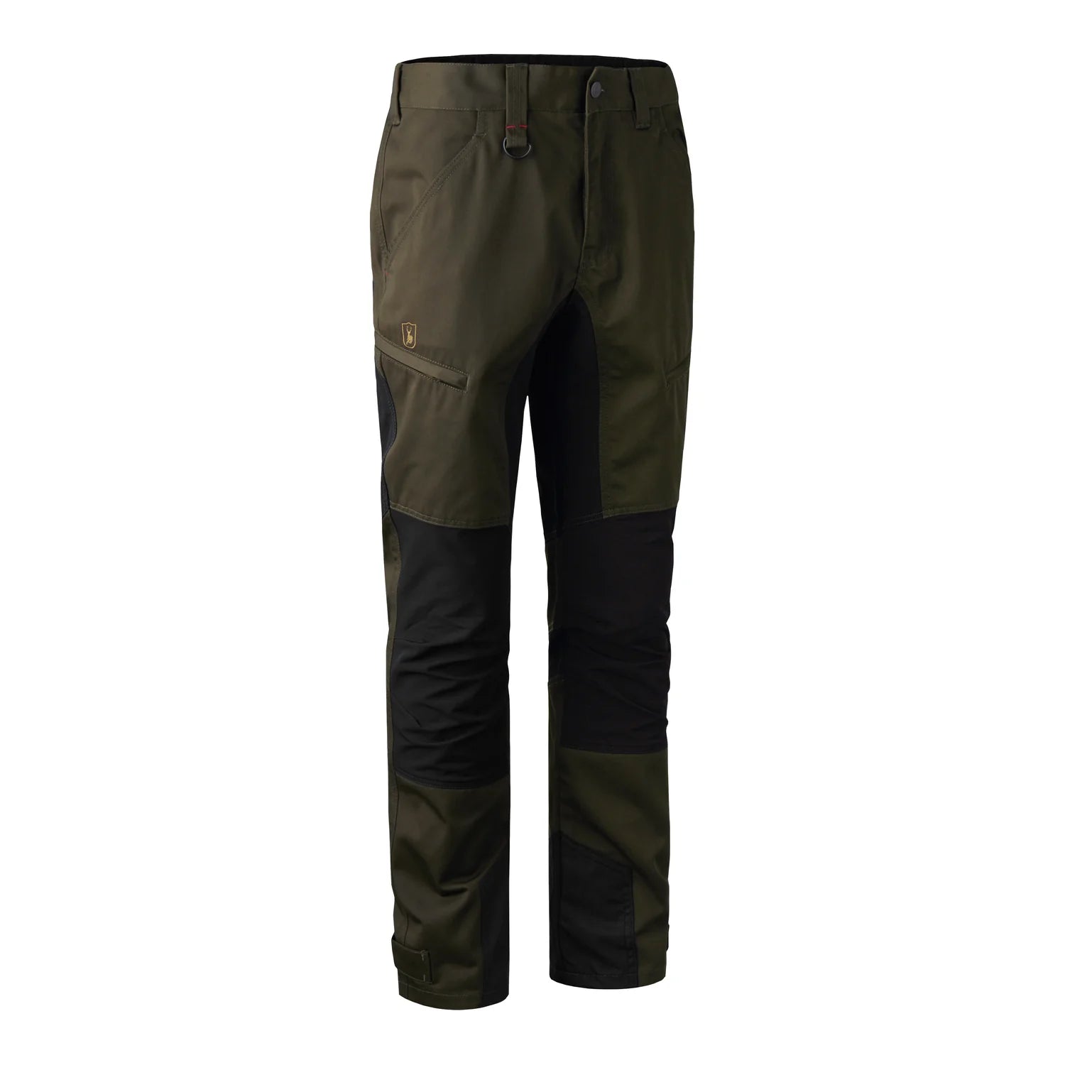 Rogaland stretchbyxor med kontrast - Adventure Green - framifrån