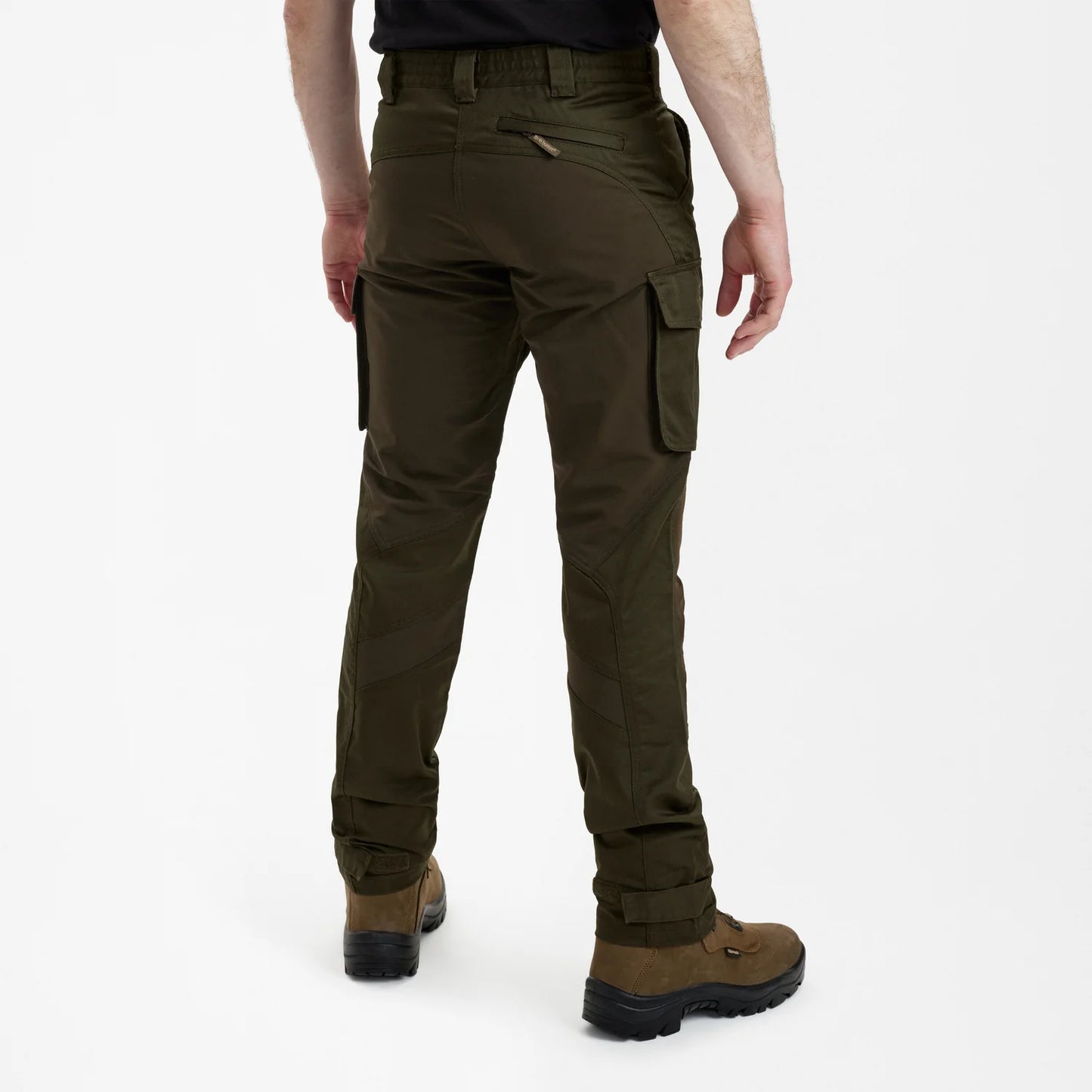 Rogaland Stretchbyxor - Adventure Green - modell bakifrån