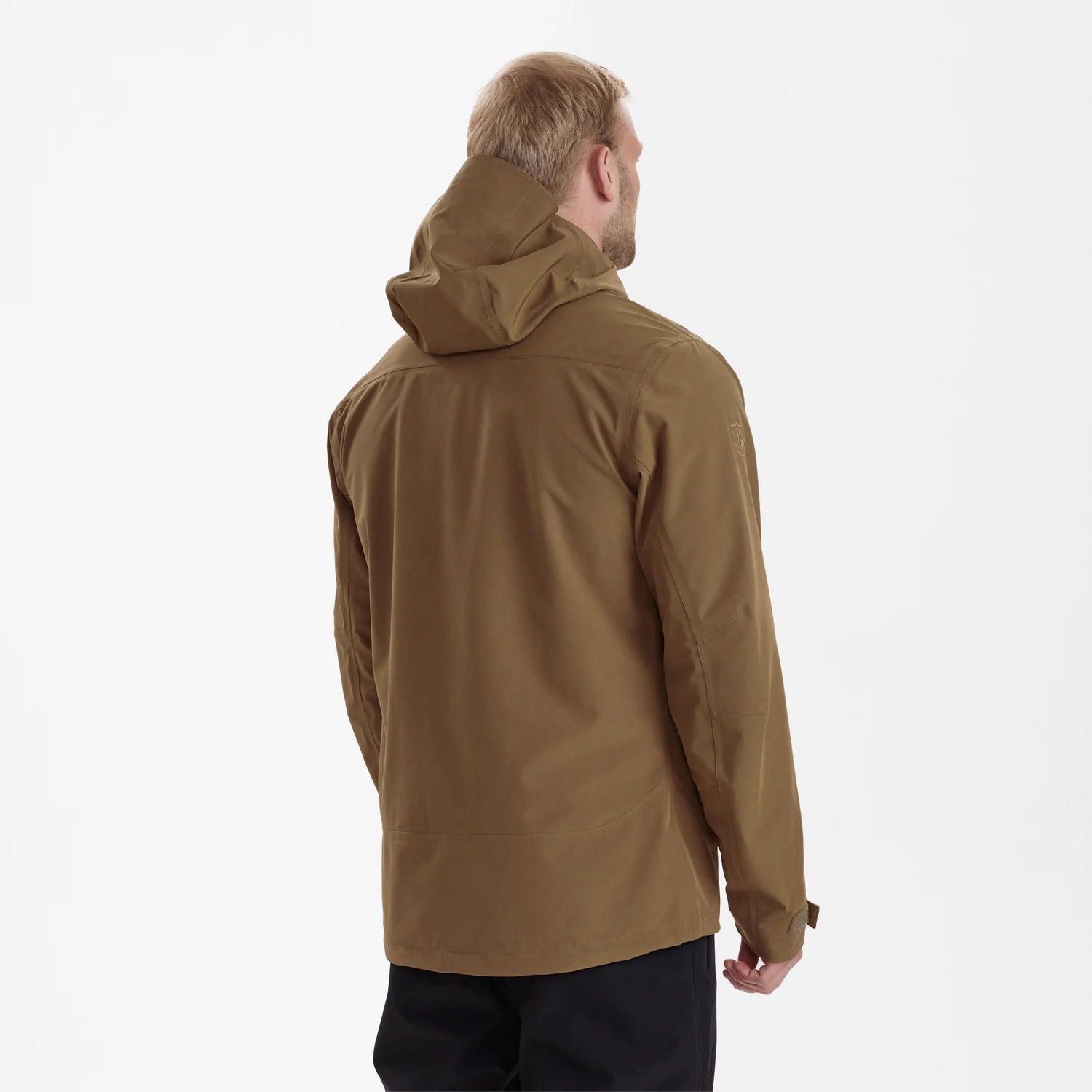 Sarek Shell Jacka med huva - Butternut - modell bakifrån
