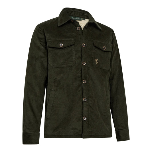 Sherpa-fodrad manchesterjacka - Timber - framifrån