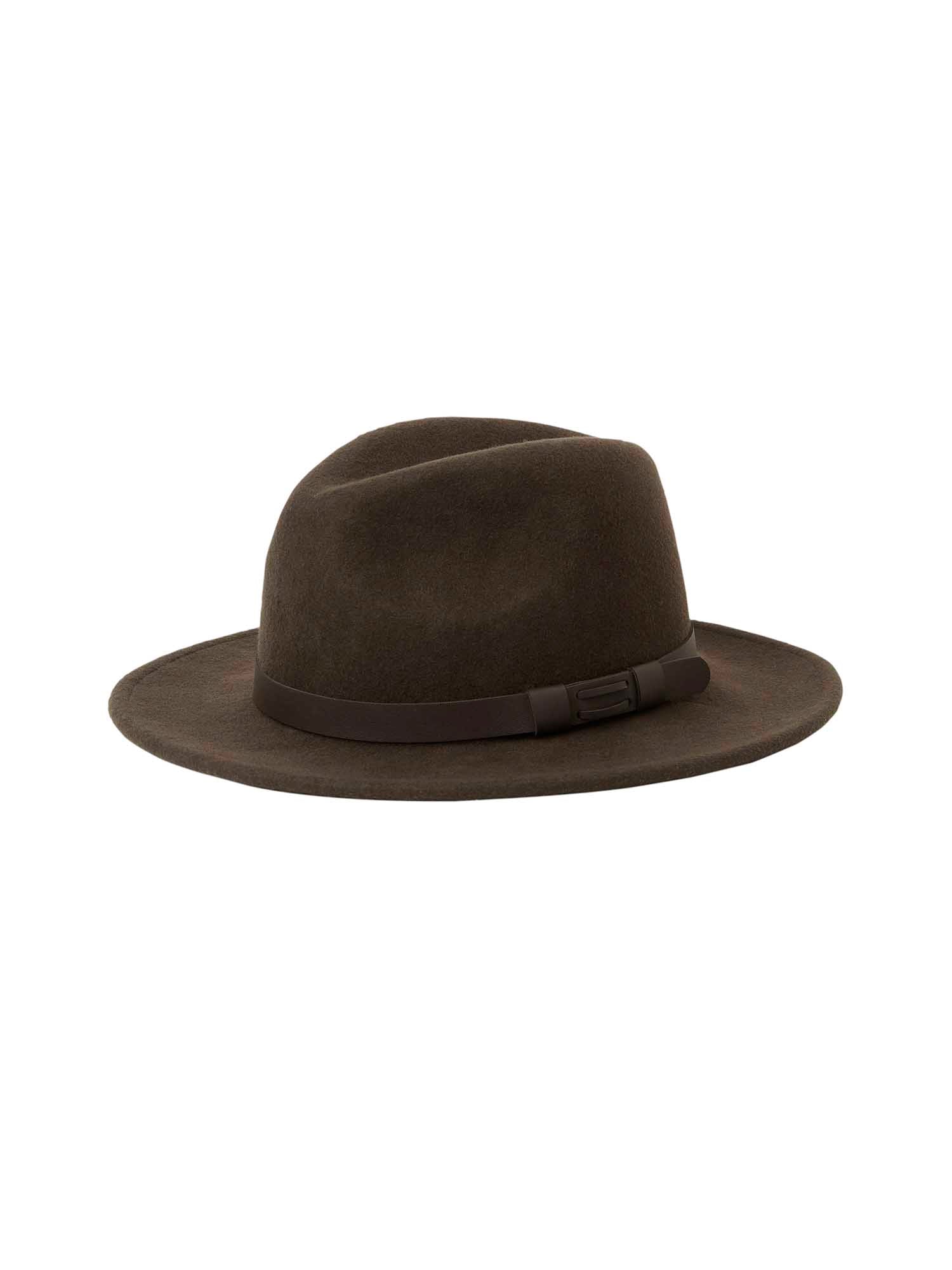 Skye Wool Hat - Leather Brown - 1