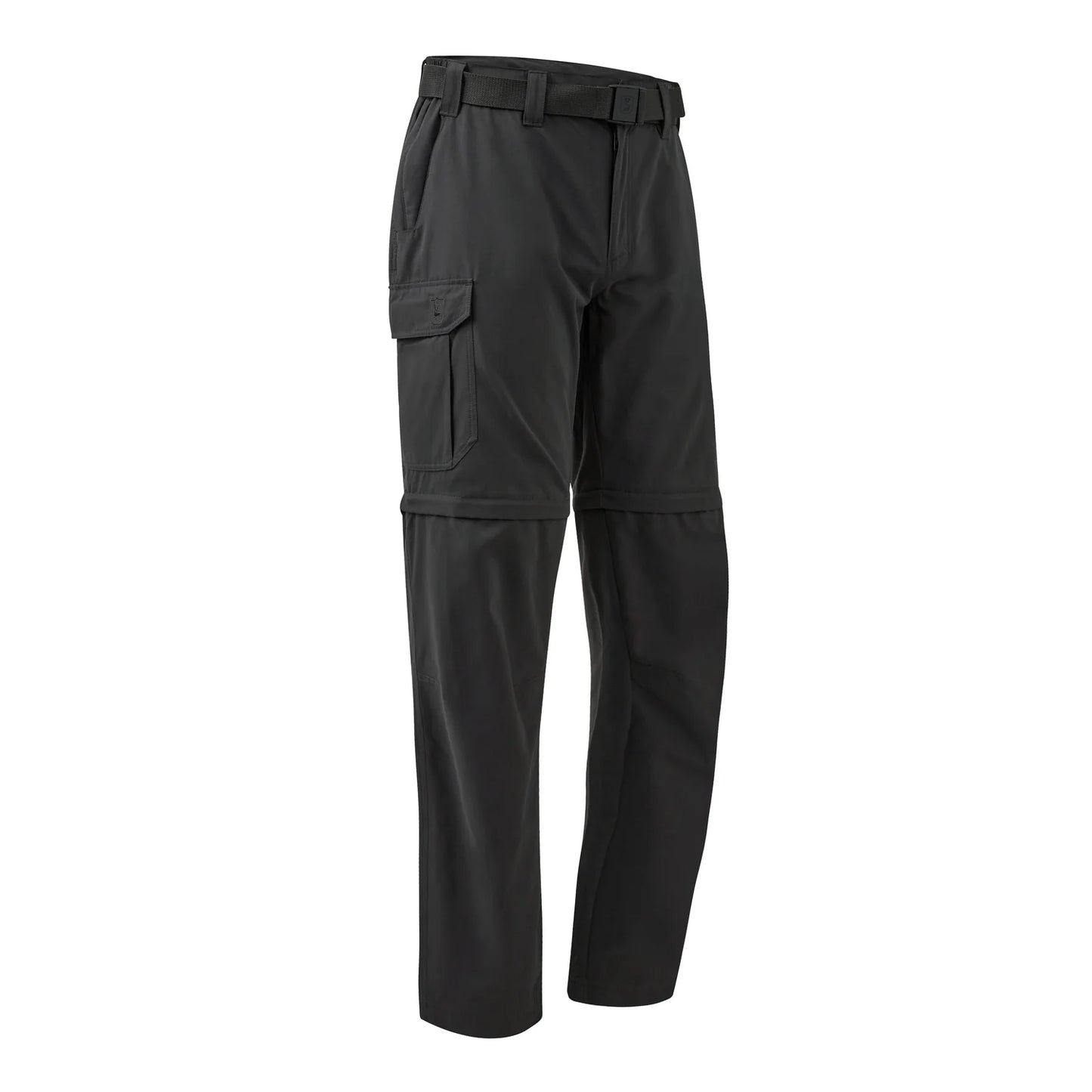 Slogen Zip-Off Byxor - Black Ink - framifrån