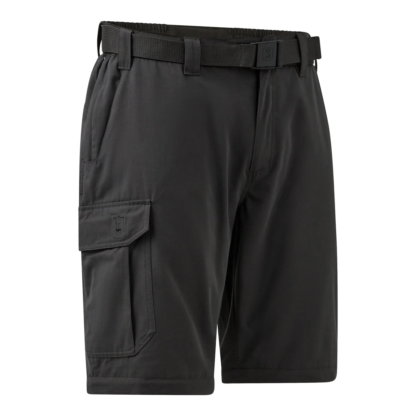 Slogen Zip-Off Byxor - Black Ink - framifrån