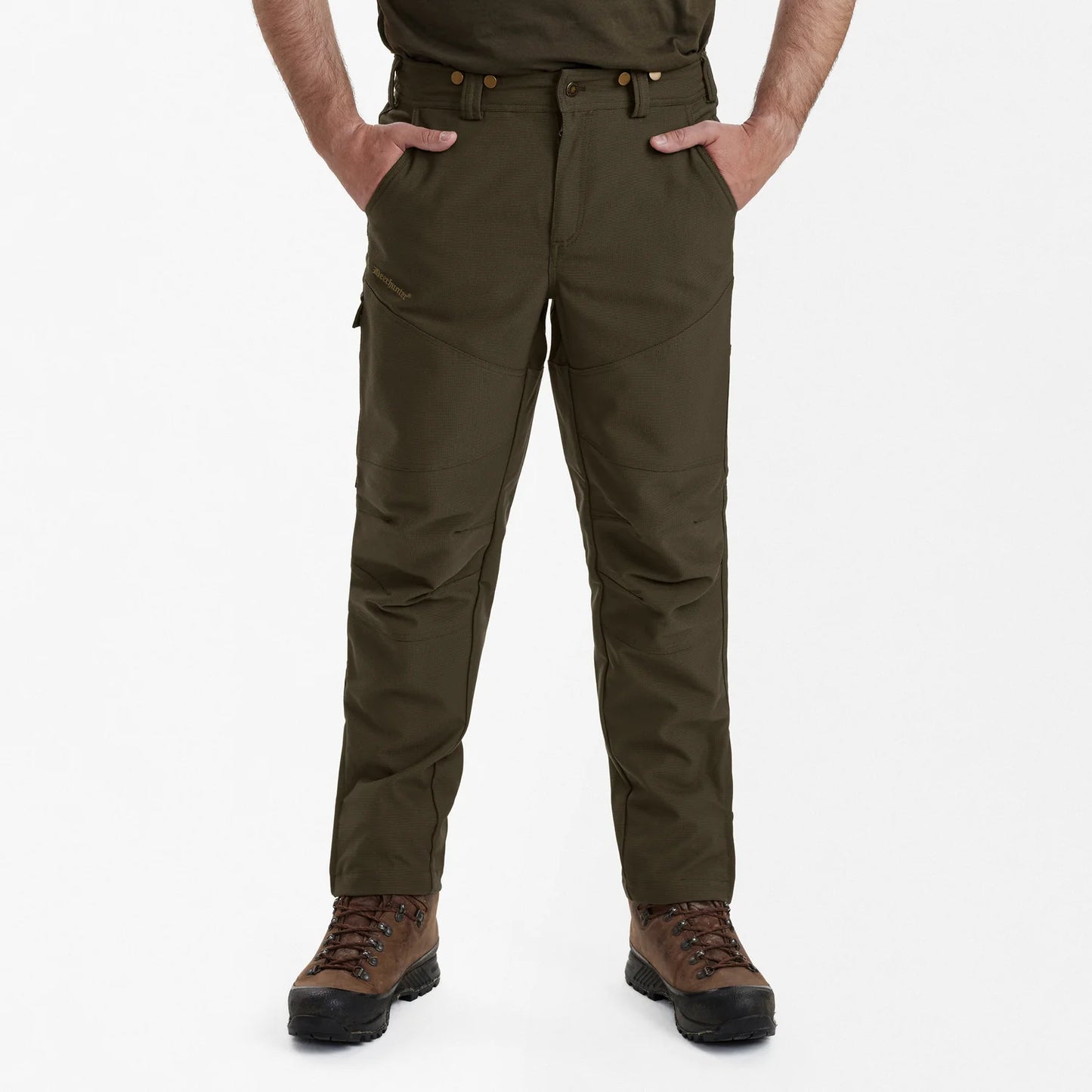 Strike Extreme stövelbyxor - Palm Green - modell framifrån