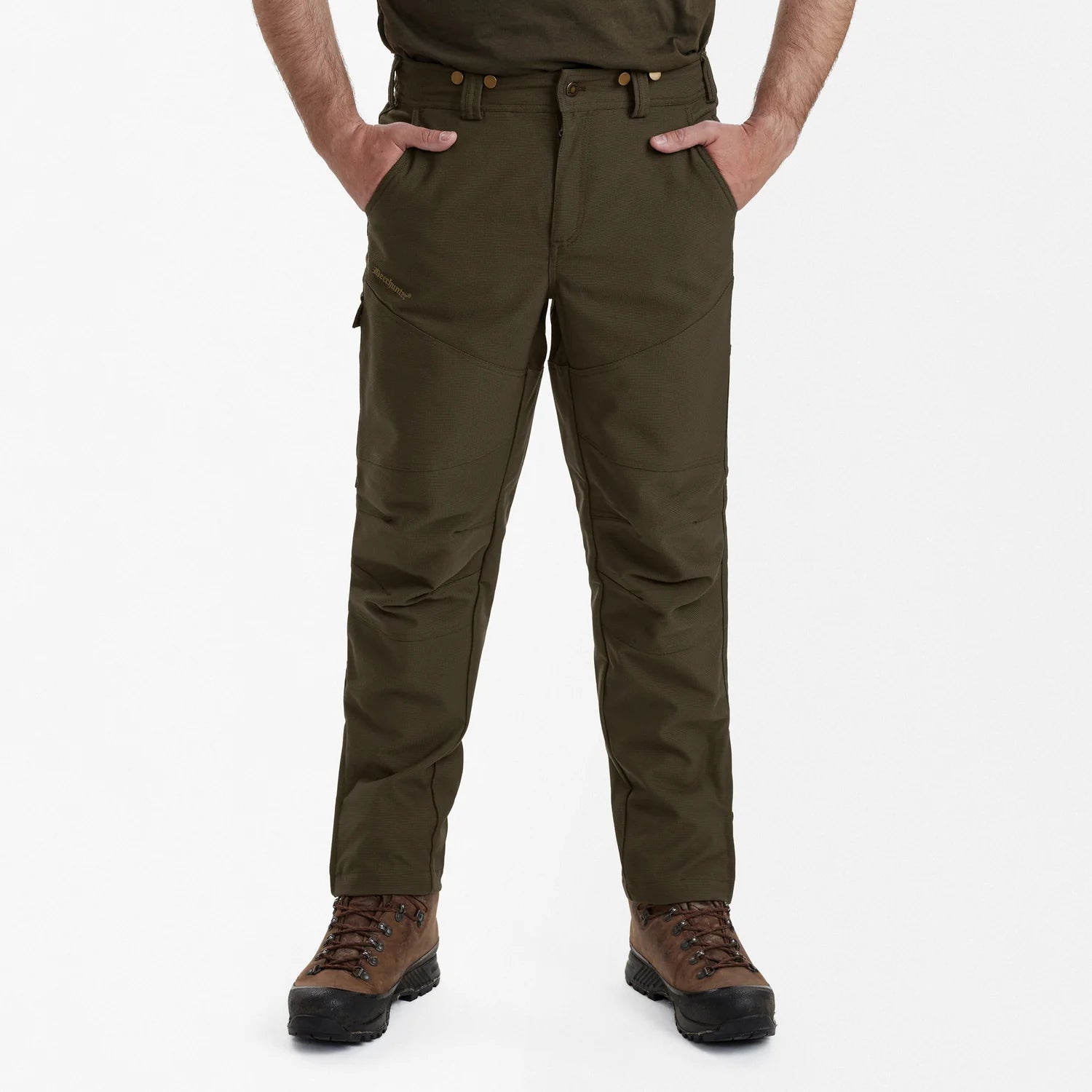 Strike Extreme stövelbyxor - Palm Green - modell framifrån