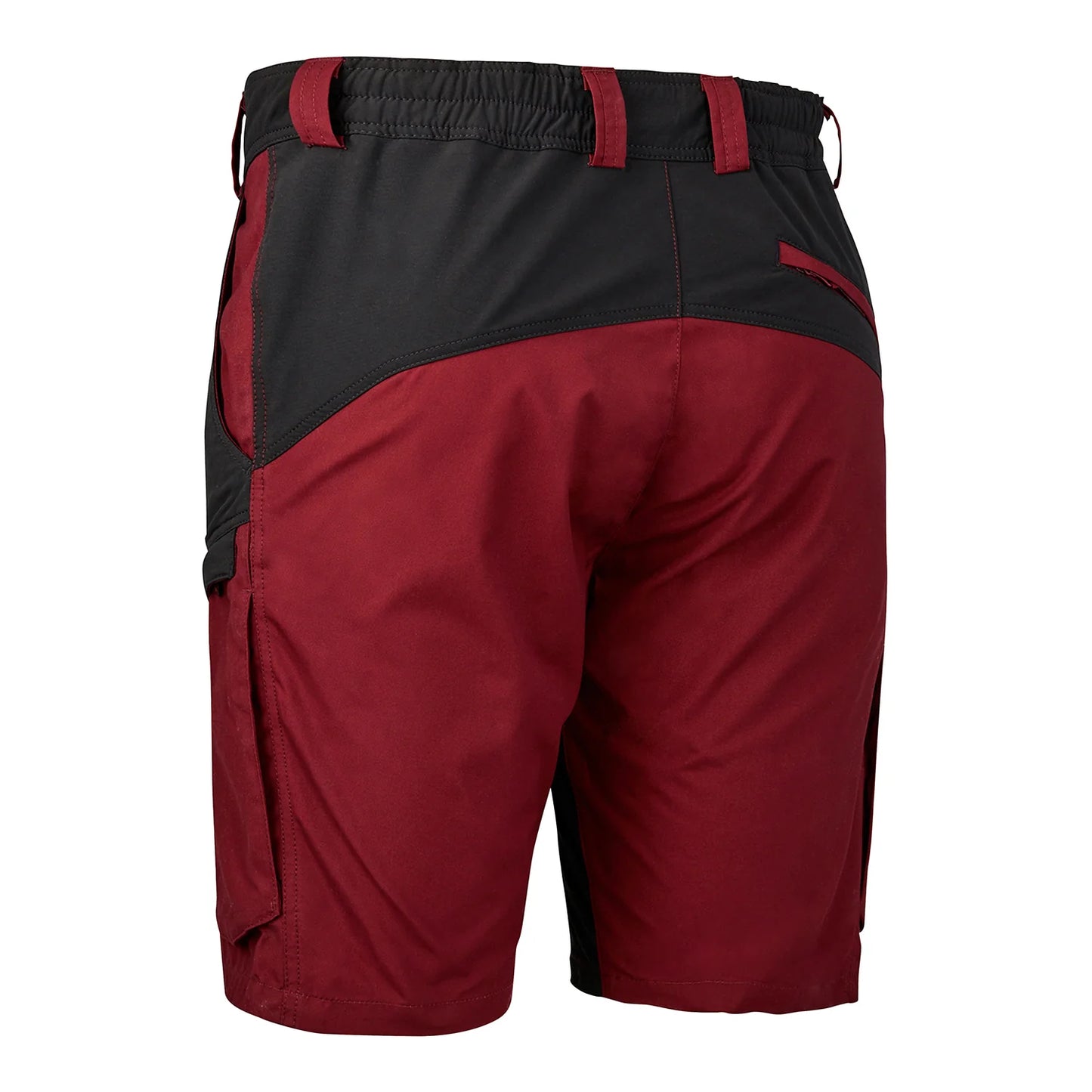 Strike Shorts - Oxblood Red - bakifrån
