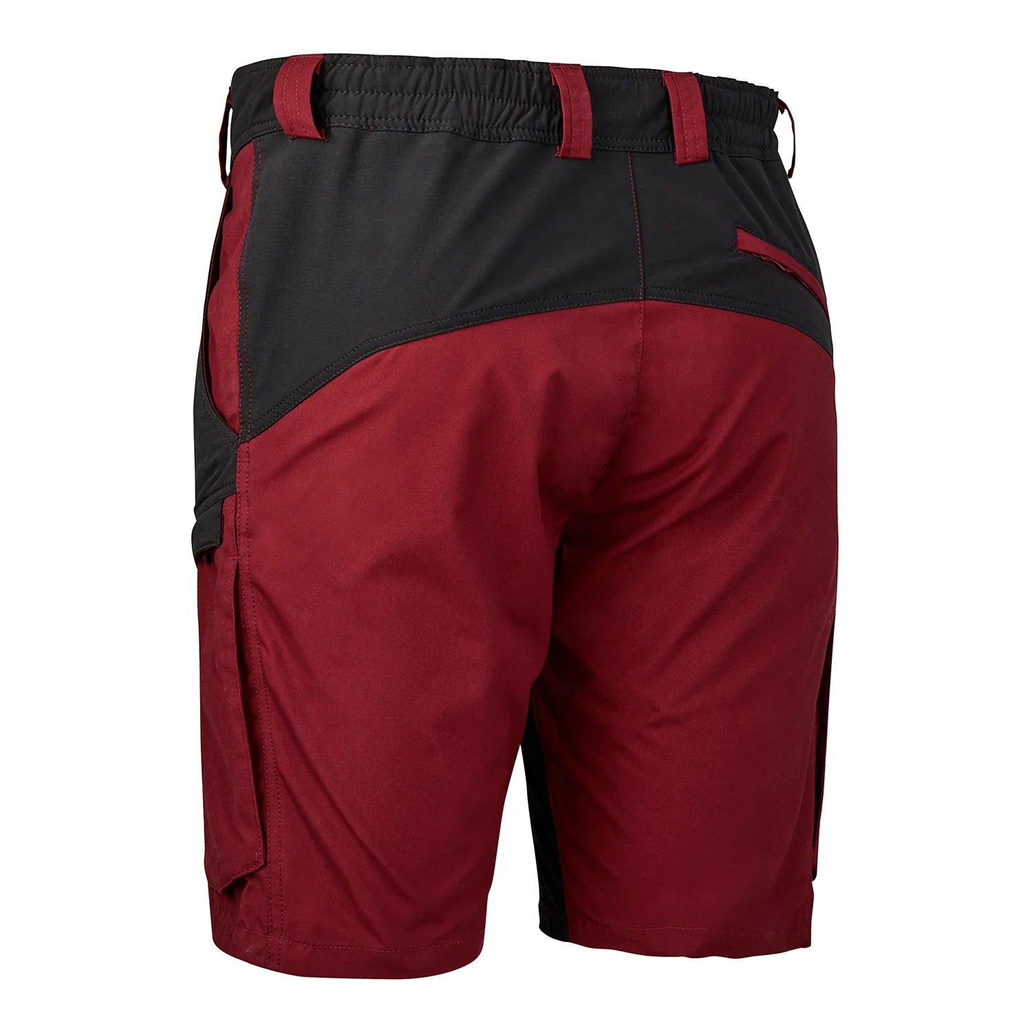 Strike Shorts - Oxblood Red - bakifrån