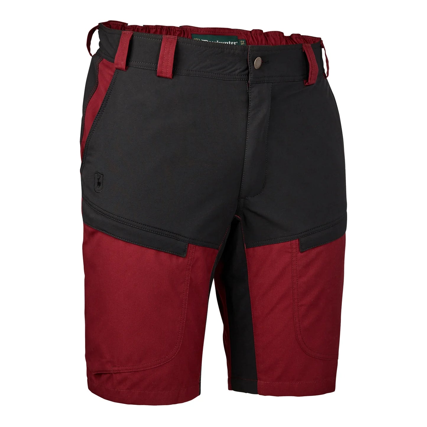 Strike Shorts - Oxblood Red - framifrån