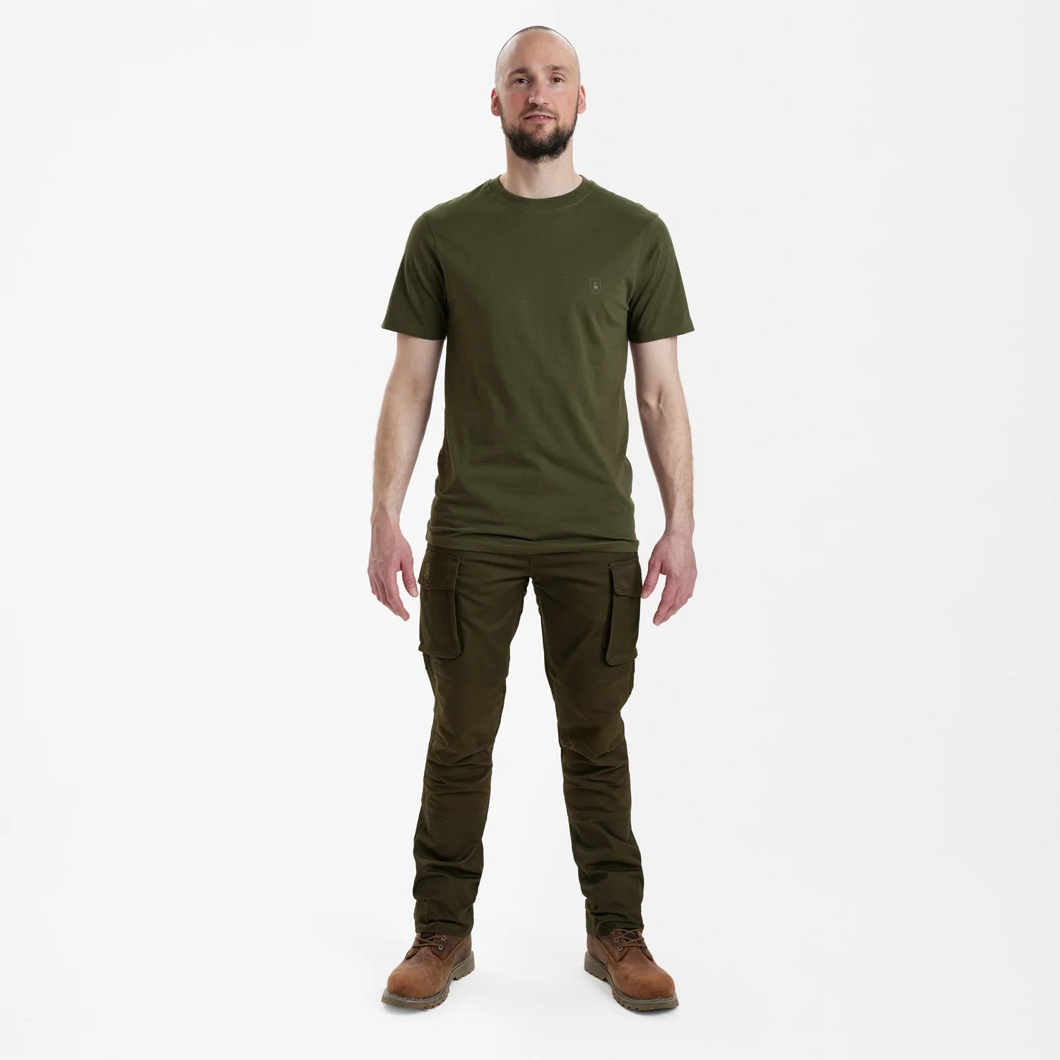 T-shirt 2-pack - modell framifrån