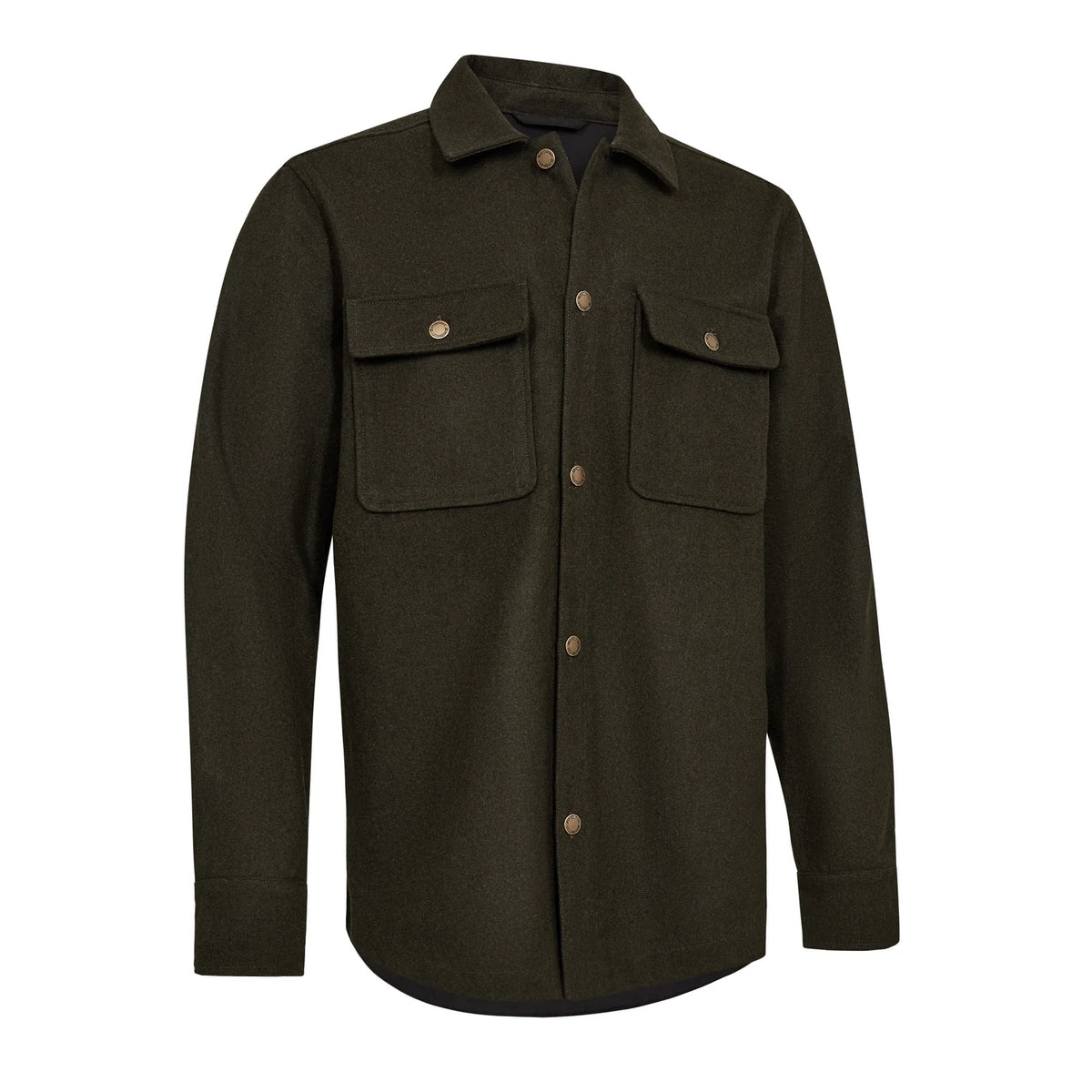 TATRA overshirt - Loden Wood - från sidan