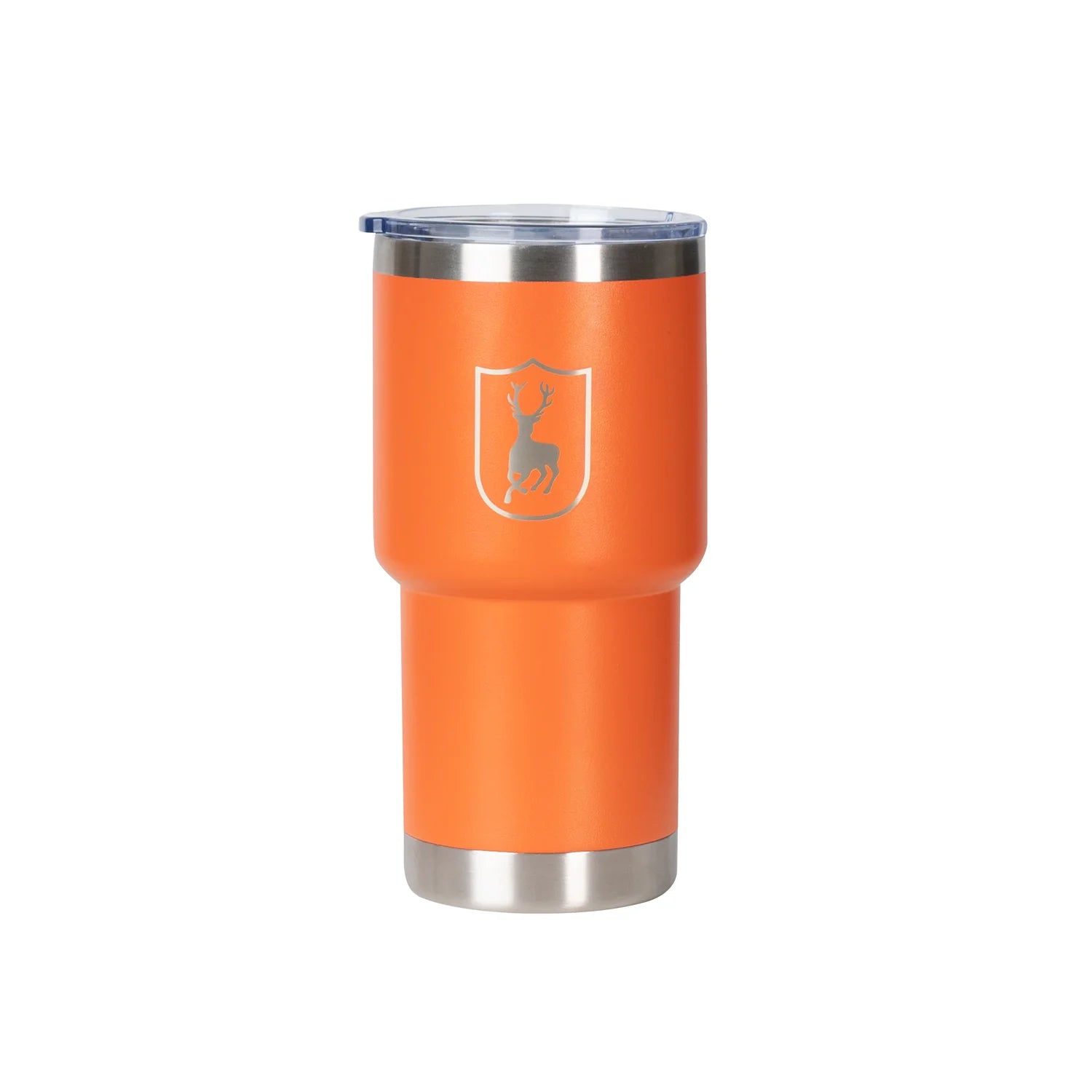 Termosmugg med lock - Orange - bakifrån