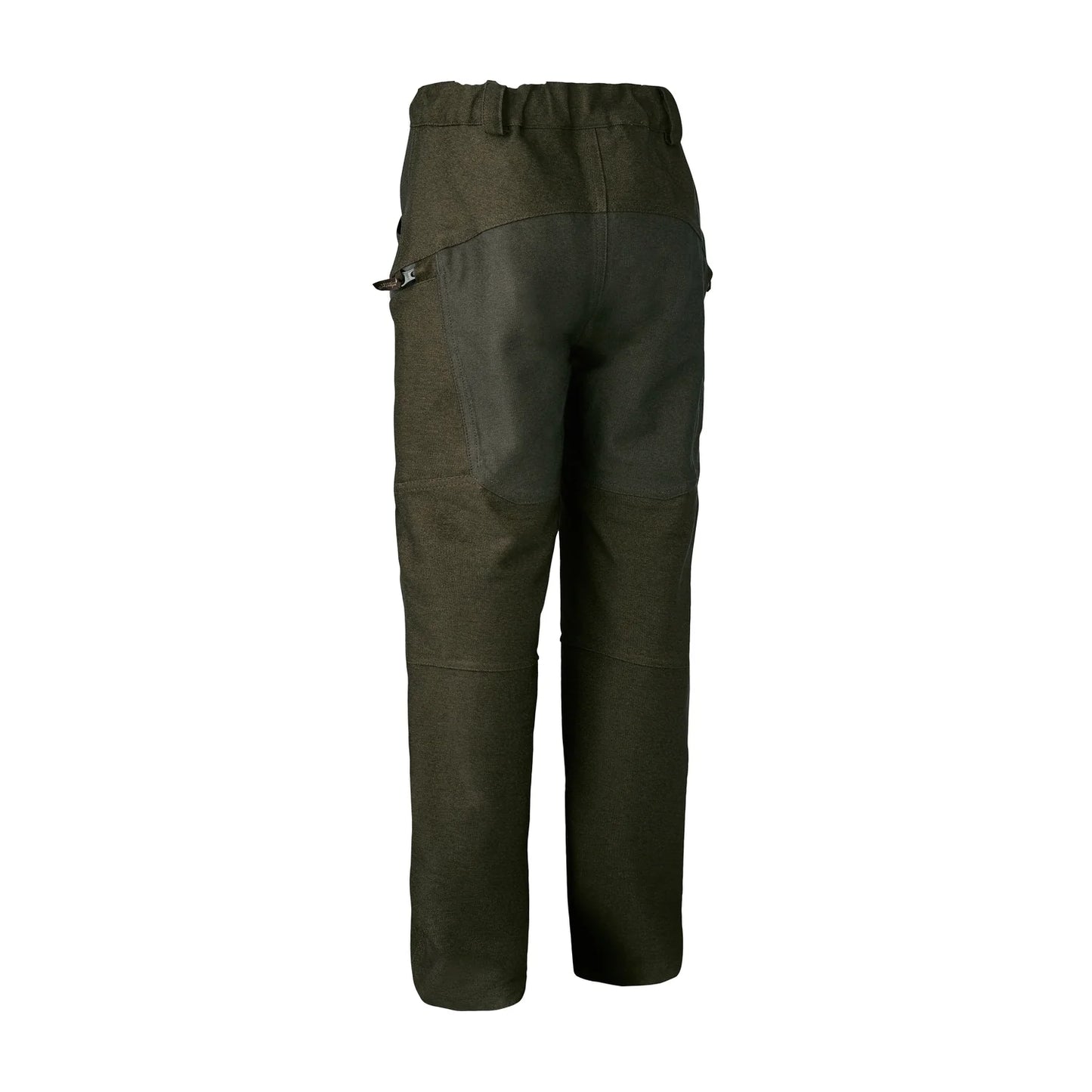 Ungdom Chasse Byxor - Olive Night melange - bakifrån