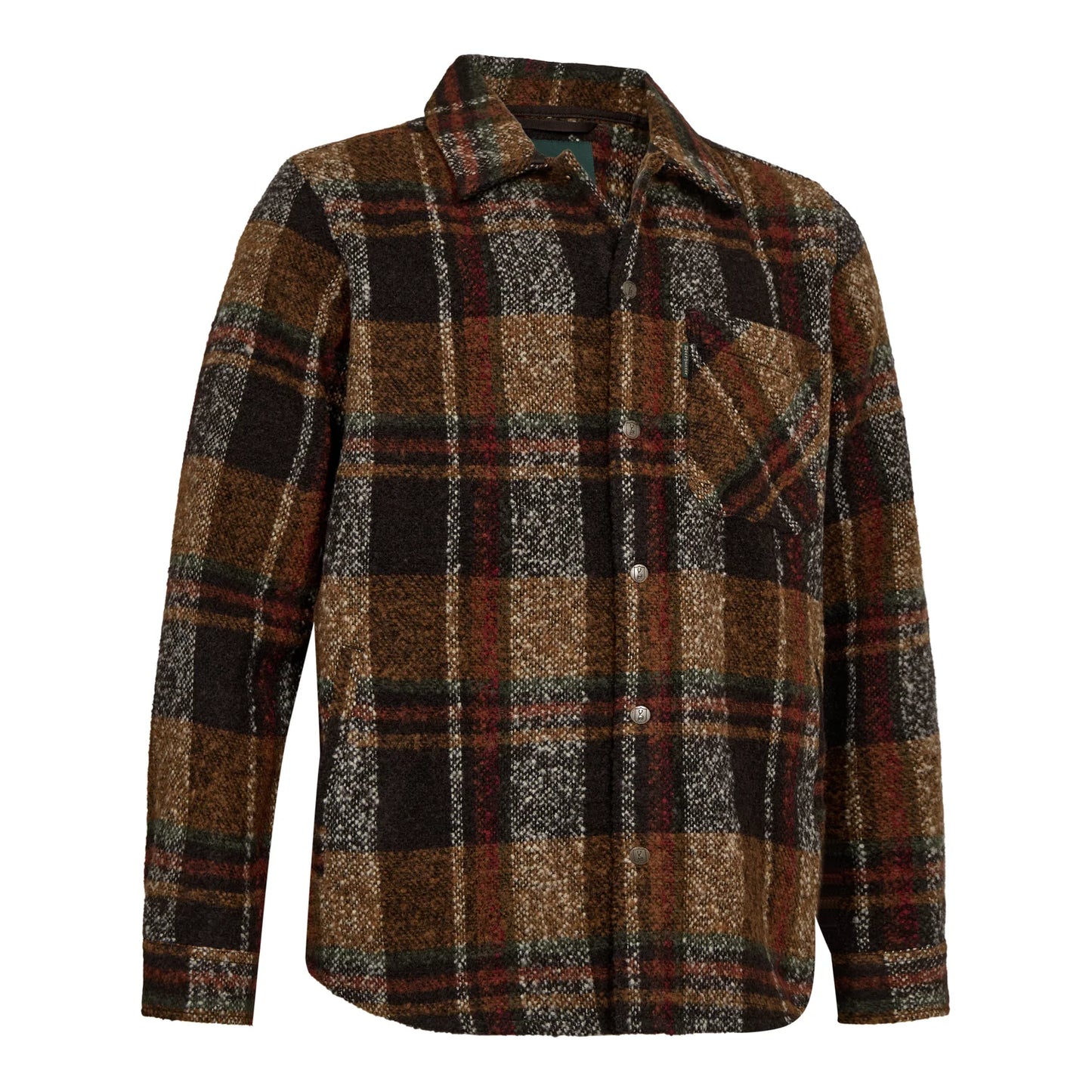 Wilder Overskjorta - Brown Check - framifrån