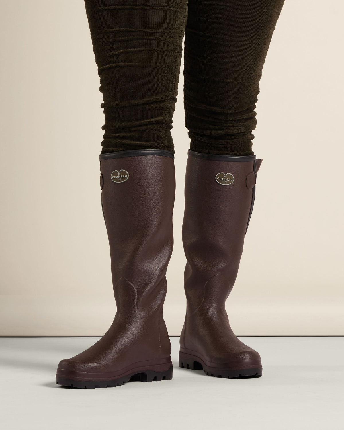 Women's Vierzon Jersey Lined Boot - Marron Foncé / Héritage Tartan